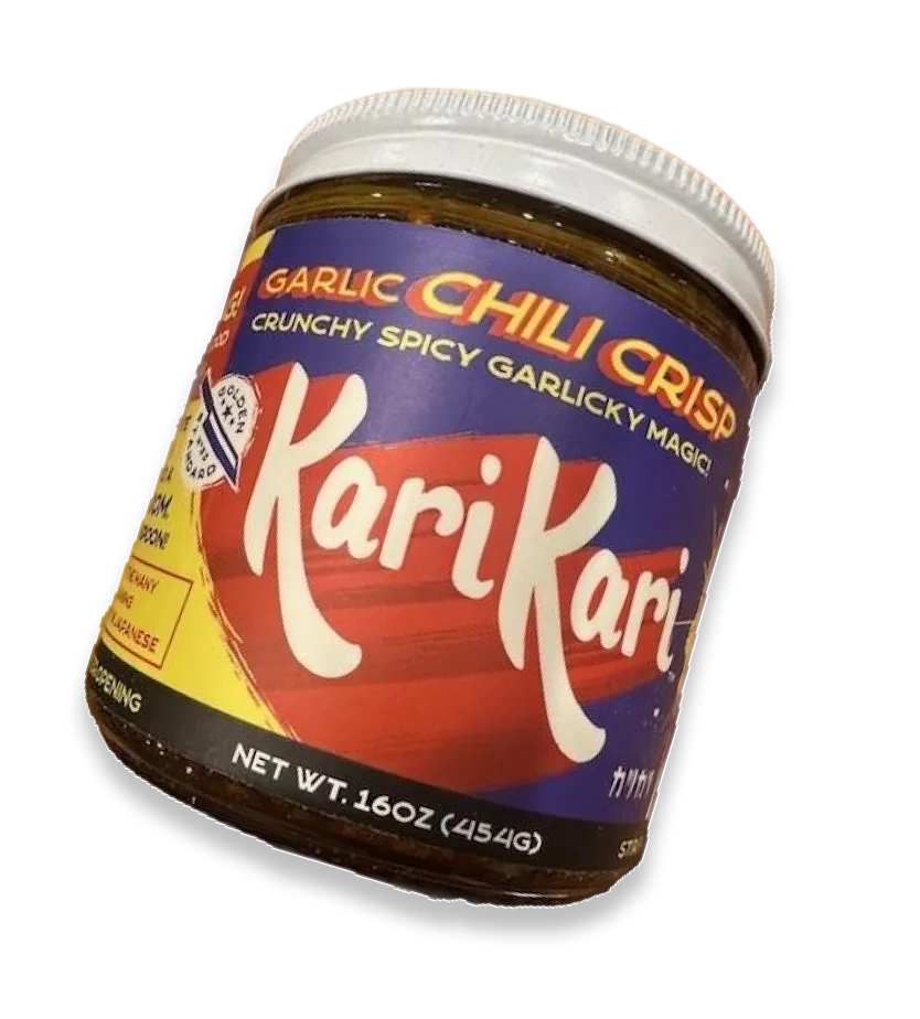 KariKari Garlic Chili Crisp – 16oz Jar